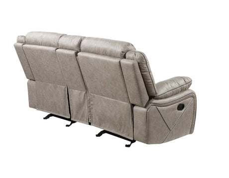 Tyson Gray/Dark Gray 3-Piece Manual Reclining Set by Steve Silver at Eve Furniture