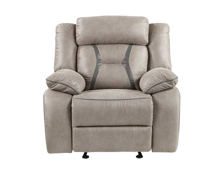 Tyson Gray/Dark Gray 3-Piece Manual Reclining Set by Steve Silver at Eve Furniture