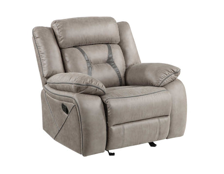 Tyson Gray/Dark Gray 3-Piece Manual Reclining Set by Steve Silver at Eve Furniture