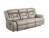 Tyson Gray/Dark Gray 3-Piece Manual Reclining Set by Steve Silver at Eve Furniture