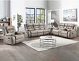 Tyson Gray/Dark Gray 3-Piece Manual Reclining Set by Steve Silver at Eve Furniture