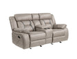 Tyson Reclining Glider Console Loveseat by Steve Silver at Eve Furniture