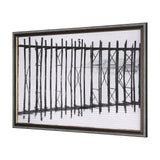 U Bein Bridge by Mercana Studio a Hand Embellished Textured Framed Photo Art Print Matted under Glas by Mercana at Eve Furniture