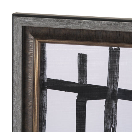 U Bein Bridge by Mercana Studio a Hand Embellished Textured Framed Photo Art Print Matted under Glas by Mercana at Eve Furniture