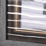 U Bein Bridge by Mercana Studio a Hand Embellished Textured Framed Photo Art Print Matted under Glas by Mercana at Eve Furniture