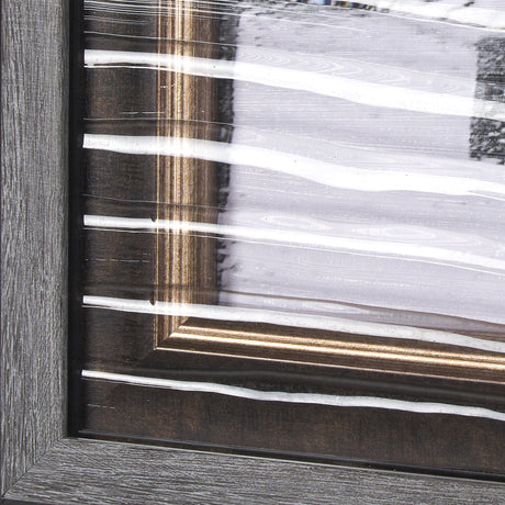 U Bein Bridge by Mercana Studio a Hand Embellished Textured Framed Photo Art Print Matted under Glas by Mercana at Eve Furniture