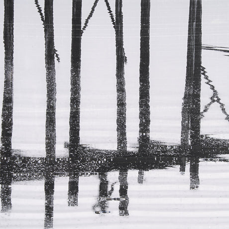 U Bein Bridge by Mercana Studio a Hand Embellished Textured Framed Photo Art Print Matted under Glas by Mercana at Eve Furniture