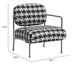 Ulet Multicolor Accent Chair by Zuomod at Eve Furniture