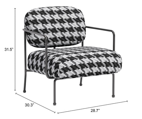 Ulet Multicolor Accent Chair by Zuomod at Eve Furniture