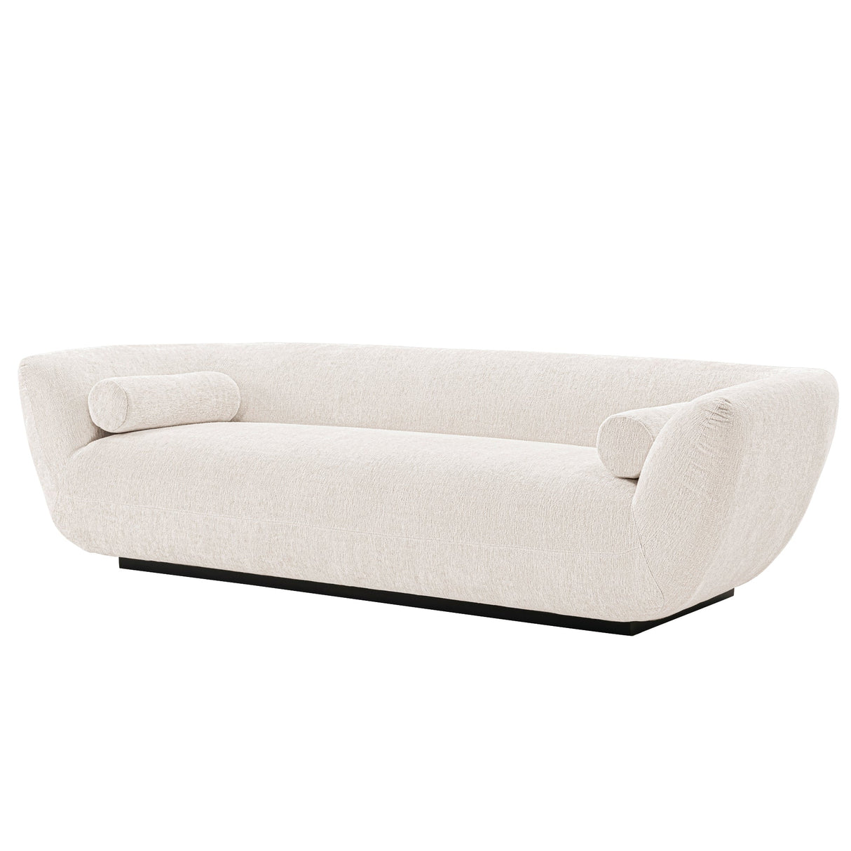 Ulka Sofa in Cream by Manhattan Comfort at Eve Furniture