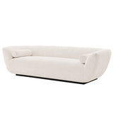 Ulka Sofa in Cream by Manhattan Comfort at Eve Furniture