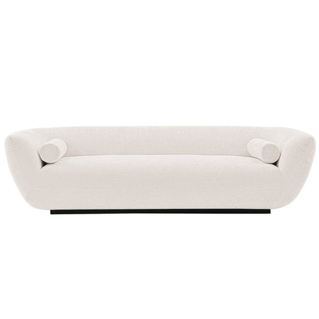 Ulka Sofa in Cream by Manhattan Comfort at Eve Furniture