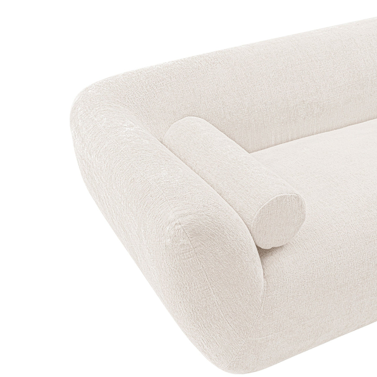 Ulka Sofa in Cream by Manhattan Comfort at Eve Furniture