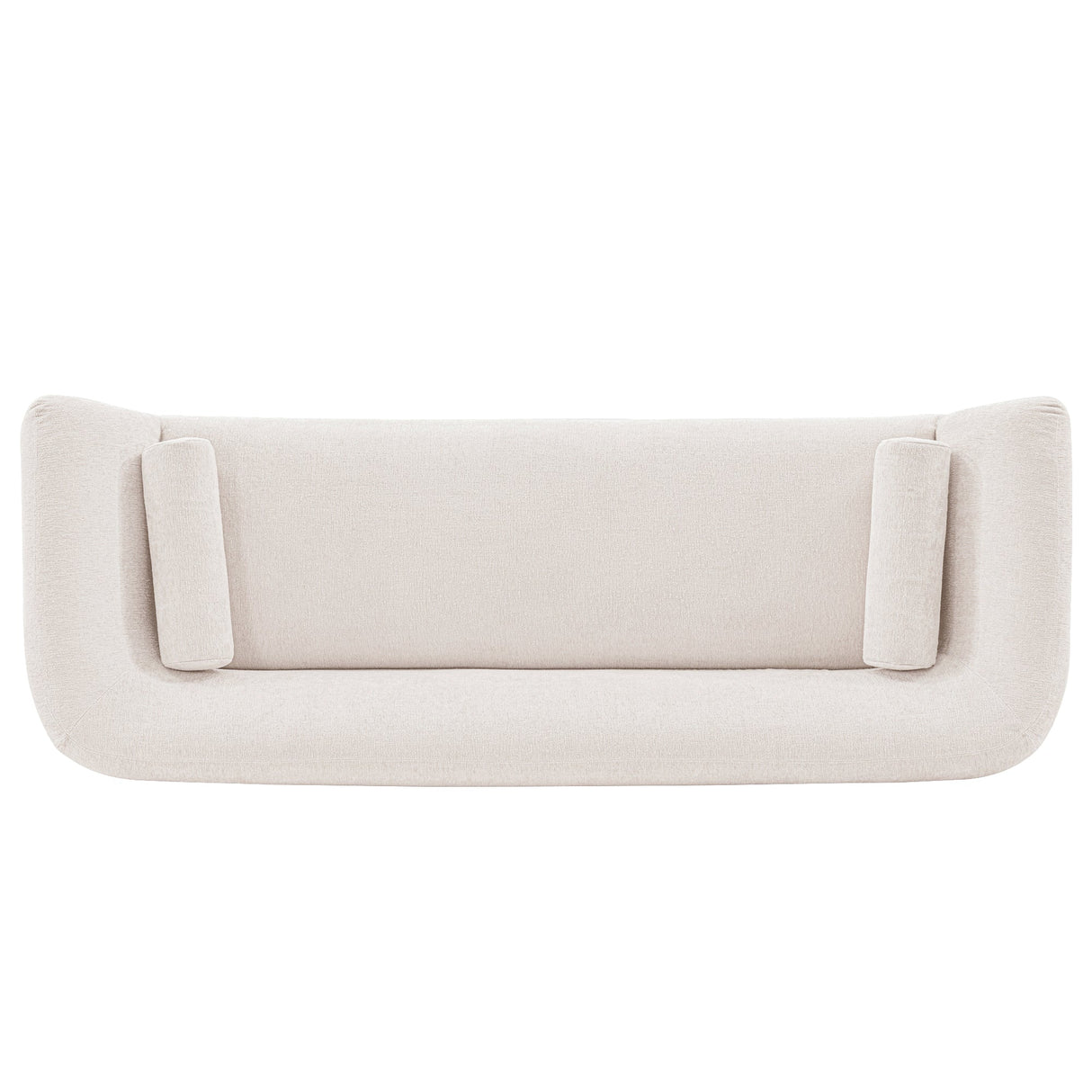 Ulka Sofa in Cream by Manhattan Comfort at Eve Furniture