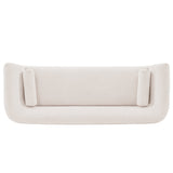 Ulka Sofa in Cream by Manhattan Comfort at Eve Furniture