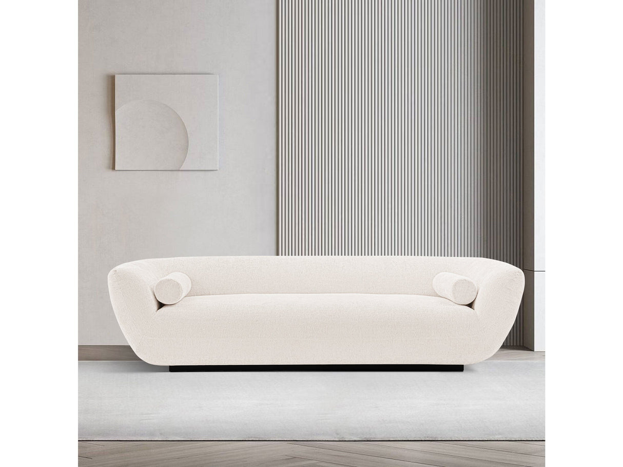 Ulka Sofa in Cream by Manhattan Comfort at Eve Furniture