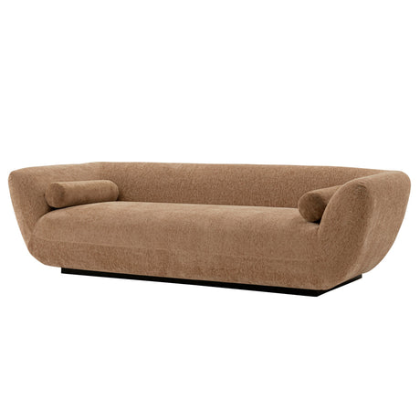 Ulka Sofa in Light Brown by Manhattan Comfort at Eve Furniture