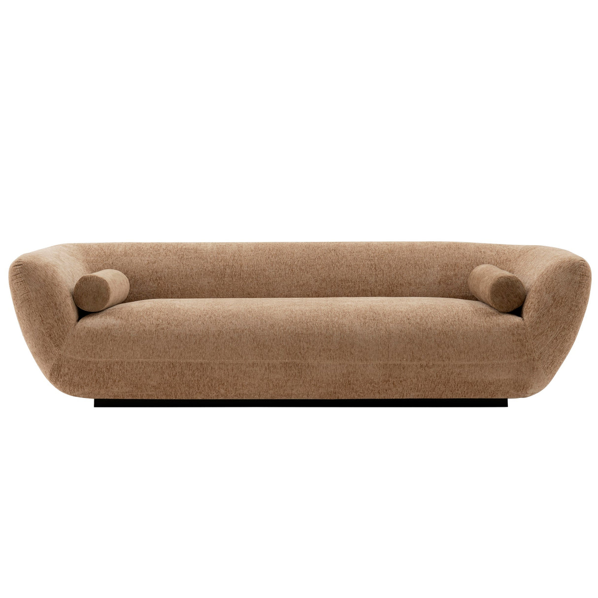 Ulka Sofa in Light Brown by Manhattan Comfort at Eve Furniture