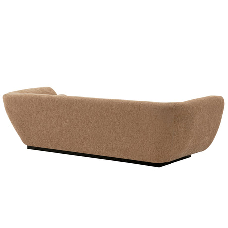 Ulka Sofa in Light Brown by Manhattan Comfort at Eve Furniture