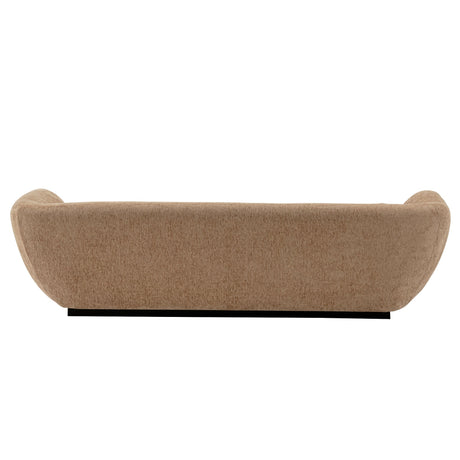 Ulka Sofa in Light Brown by Manhattan Comfort at Eve Furniture