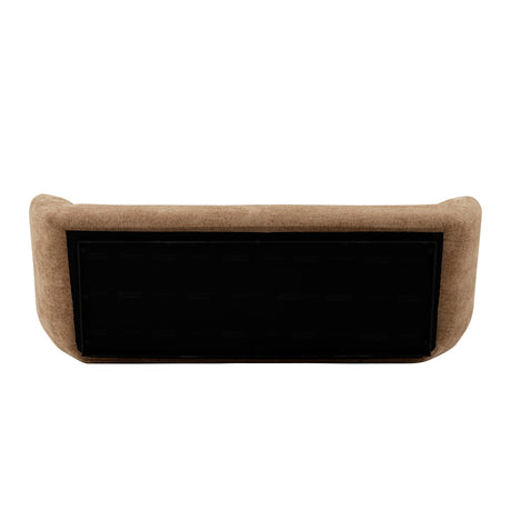 Ulka Sofa in Light Brown by Manhattan Comfort at Eve Furniture