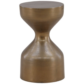 Umberto Side Table, Antique Brass by Dovetail at Eve Furniture