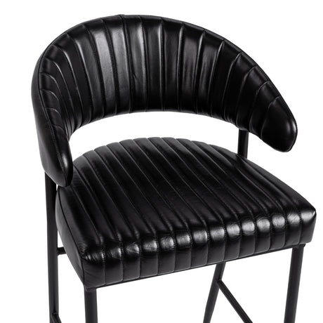 Umbria Midnight Raven Bar Stool by Classic Home at Eve Furniture