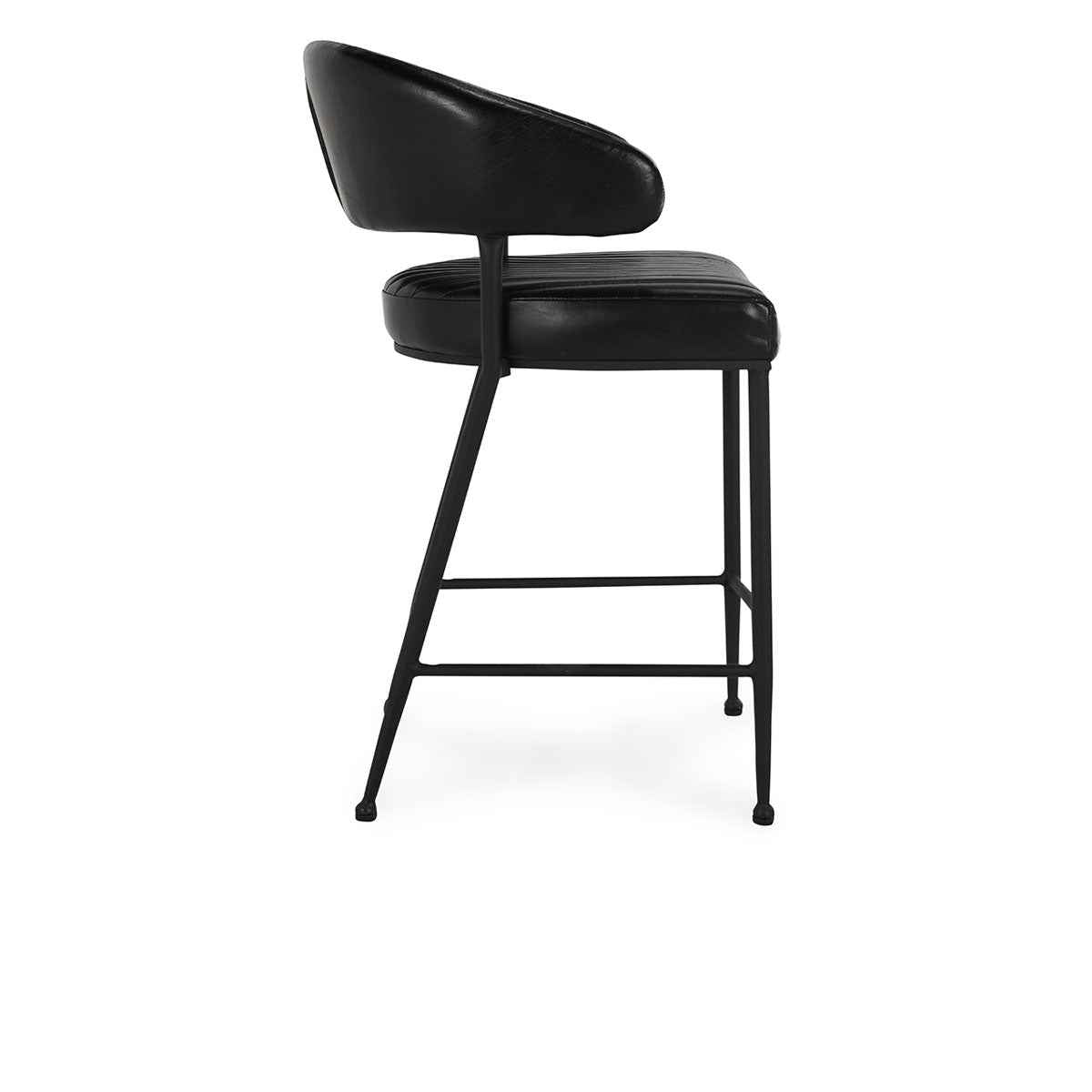Umbria Black 26" Counter Stool by Classic Home at Eve Furniture