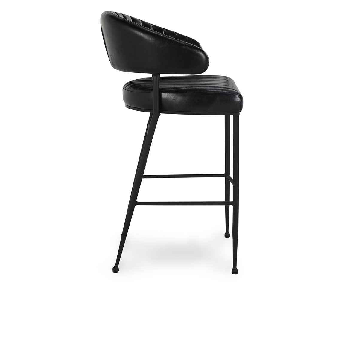 Umbria Black Bar Stool by Classic Home at Eve Furniture