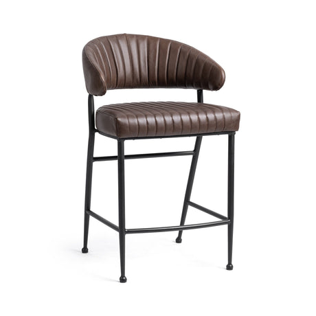 Umbria Burnished Walnut Counter Stool by Classic Home at Eve Furniture