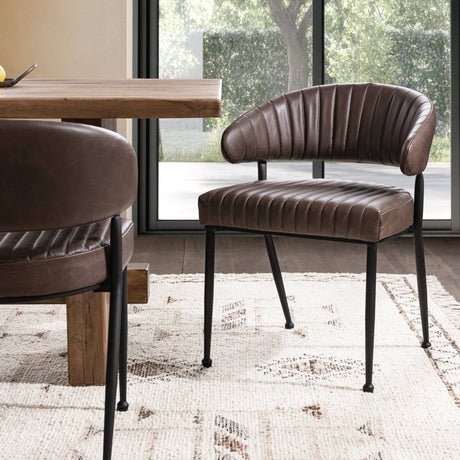 Umbria Burnished Walnut Dining Chair by Classic Home at Eve Furniture