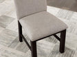 Umbria Antique Black/Gray Side Chair by Furniture of America at Eve Furniture