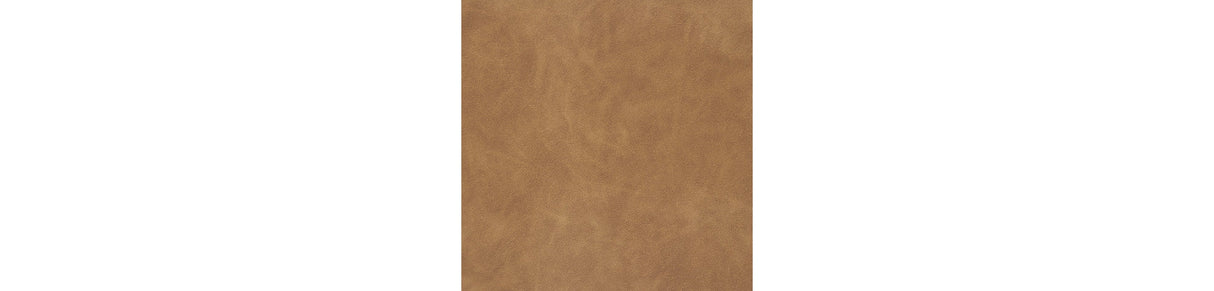 Ummi Caramel Swivel Accent Ottoman by Ashley at Eve Furniture