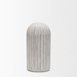 Ummi Small Off White w/ Gray Antiquing Ceramic Vase by Mercana at Eve Furniture