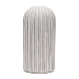 Ummi Tall Off White w/ Gray Antiquing Ceramic Vase by Mercana at Eve Furniture