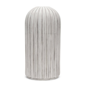 Ummi Tall Off White w/ Gray Antiquing Ceramic Vase by Mercana at Eve Furniture