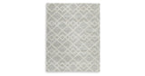 Unawick Gray/Ivory Large Rug by Ashley at Eve Furniture