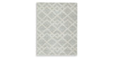Unawick Gray/Ivory Medium Rug by Ashley at Eve Furniture