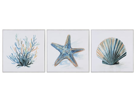 Under The Sea Blue/Green Canvas by Crestview at Eve Furniture