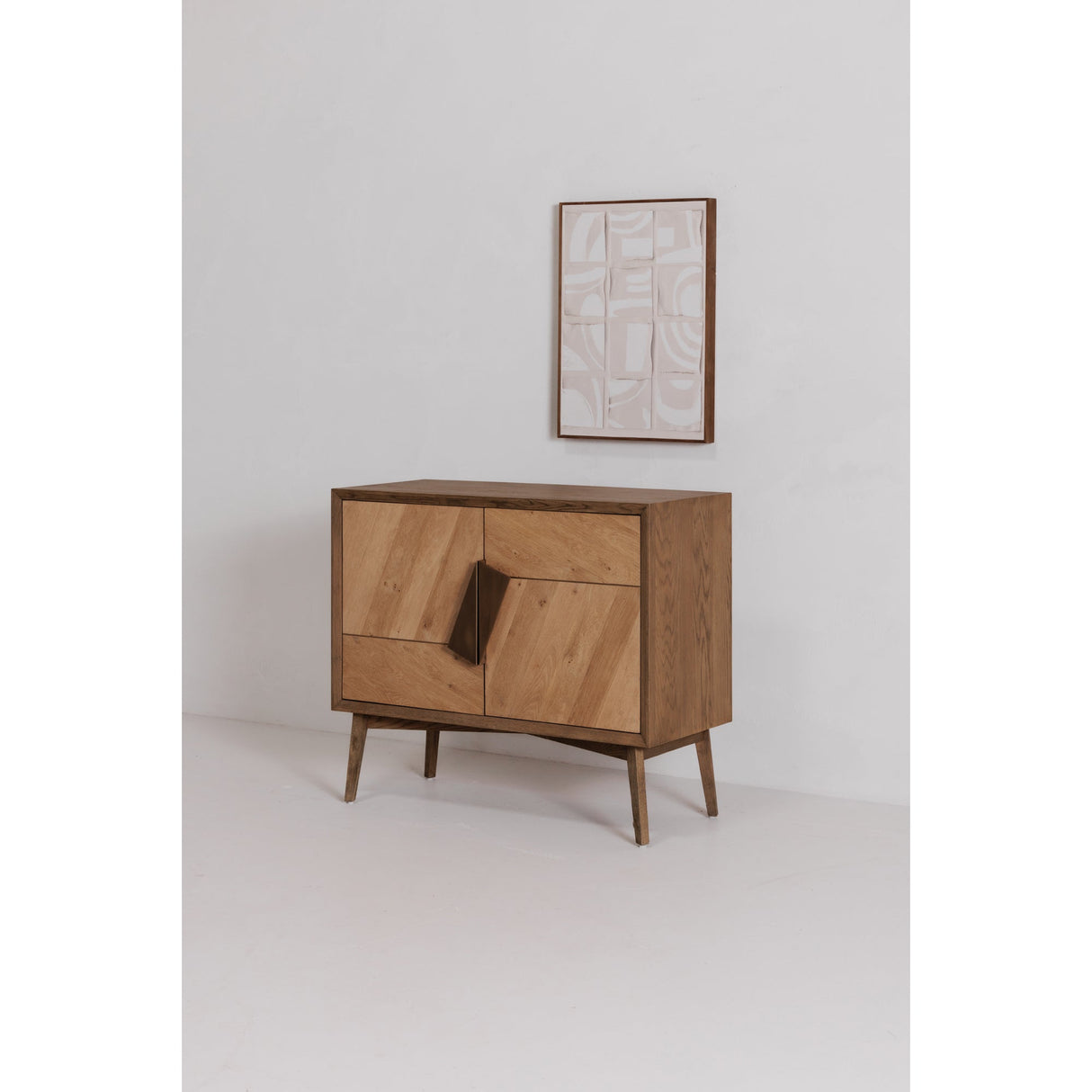 Unfold Multicolor 2 Framed Print by Moe's Home at Eve Furniture