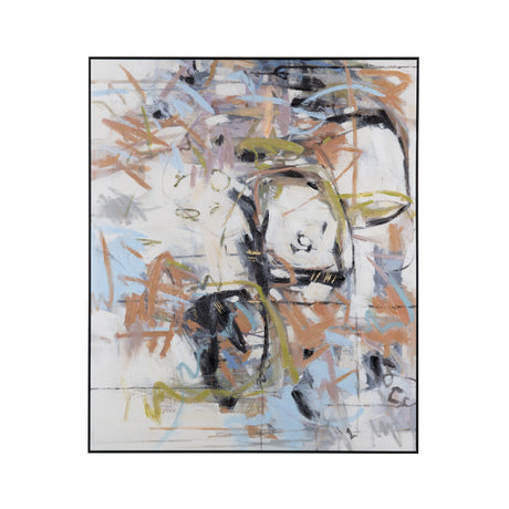 Unhinged Black/Multi Canvas by Crestview at Eve Furniture