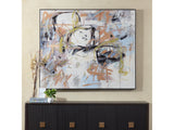 Unhinged Black/Multi Canvas by Crestview at Eve Furniture