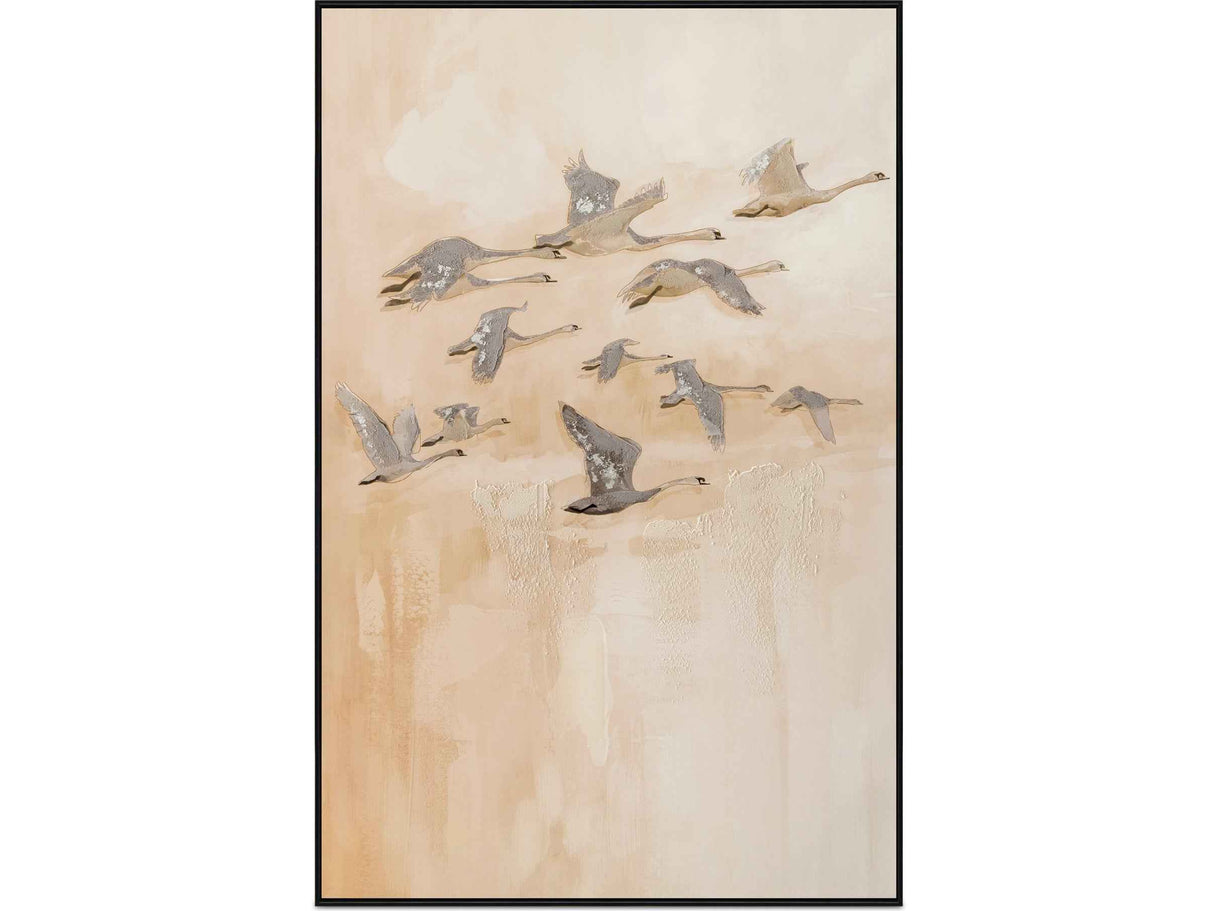 Unison Multi Color Framed Painting by Moe's Home at Eve Furniture