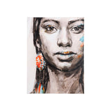 Unity I Woman (L) by Mercana Studio a Hand Embellished Textured Canvas by Mercana at Eve Furniture