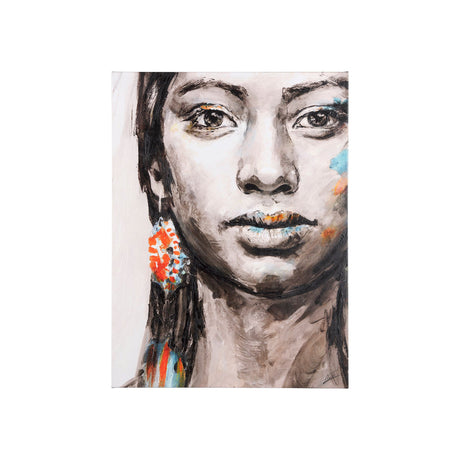 Unity I Woman (L) by Mercana Studio a Hand Embellished Textured Canvas by Mercana at Eve Furniture