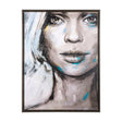 Unity III Woman (FL) by Mercana Studio a Hand Embellished Textured Framed Canvas by Mercana at Eve Furniture