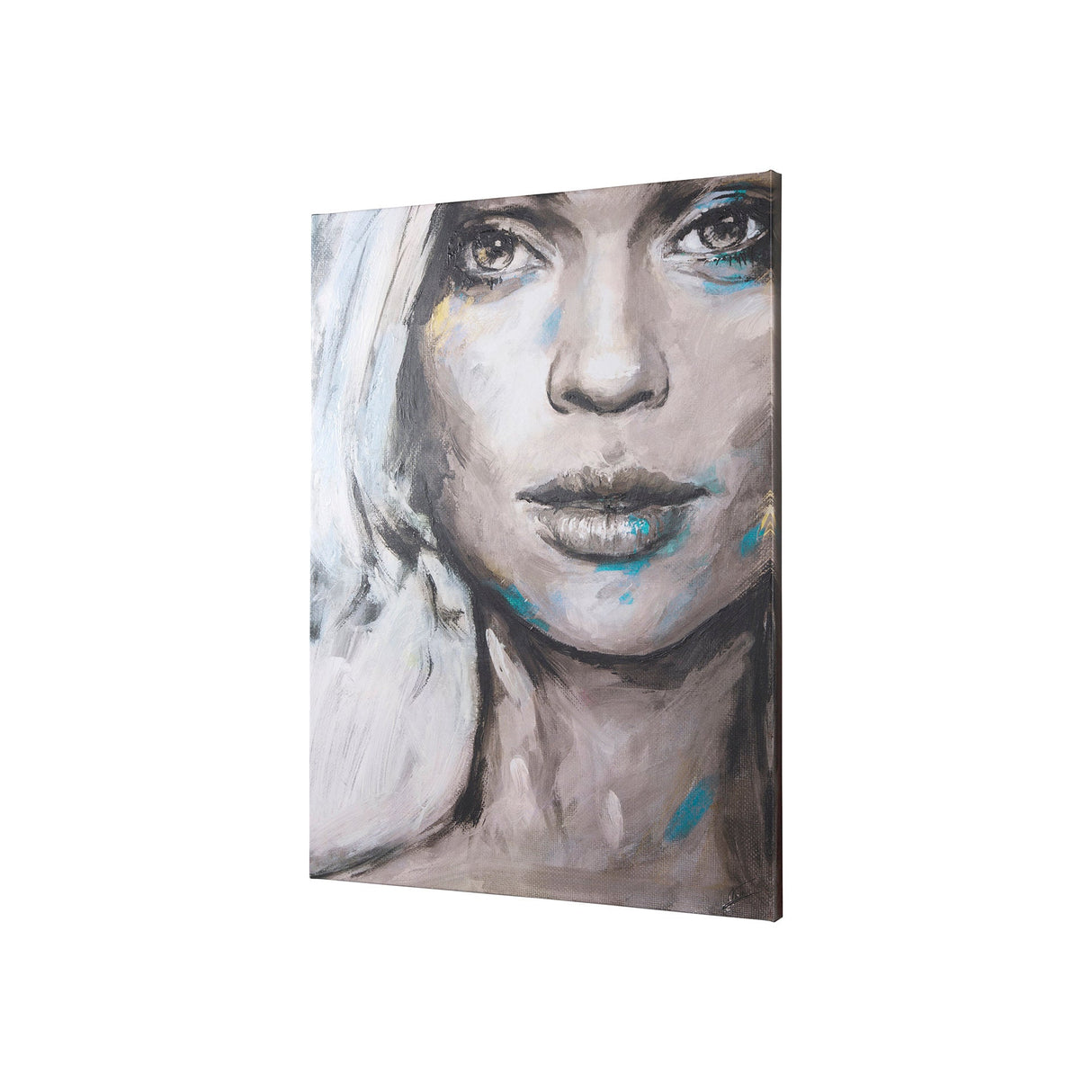 Unity III Woman (S) by Mercana Studio a Hand Embellished Textured Canvas by Mercana at Eve Furniture
