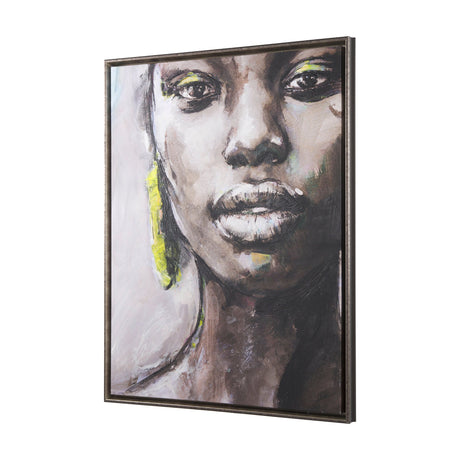 Unity IV Woman (FL) by Mercana Studio a Hand Embellished Textured Framed Canvas by Mercana at Eve Furniture