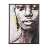 Unity IV Woman (FL) by Mercana Studio a Hand Embellished Textured Framed Canvas by Mercana at Eve Furniture