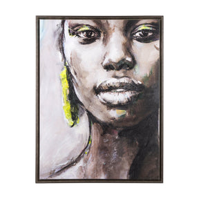 Unity IV Woman (FL) by Mercana Studio a Hand Embellished Textured Framed Canvas by Mercana at Eve Furniture